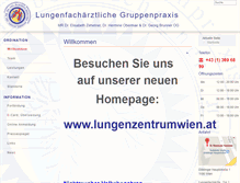 Tablet Screenshot of lungenspezialist.at